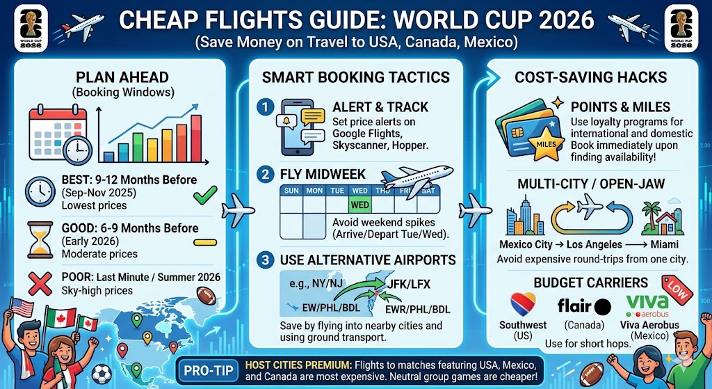 ✈️ Cheap Flights Guide for World Cup 2026 (Save Money on Travel)